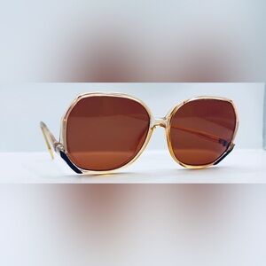 Anthony Martin Nadine Brown Oval Sunglasses Frames Only